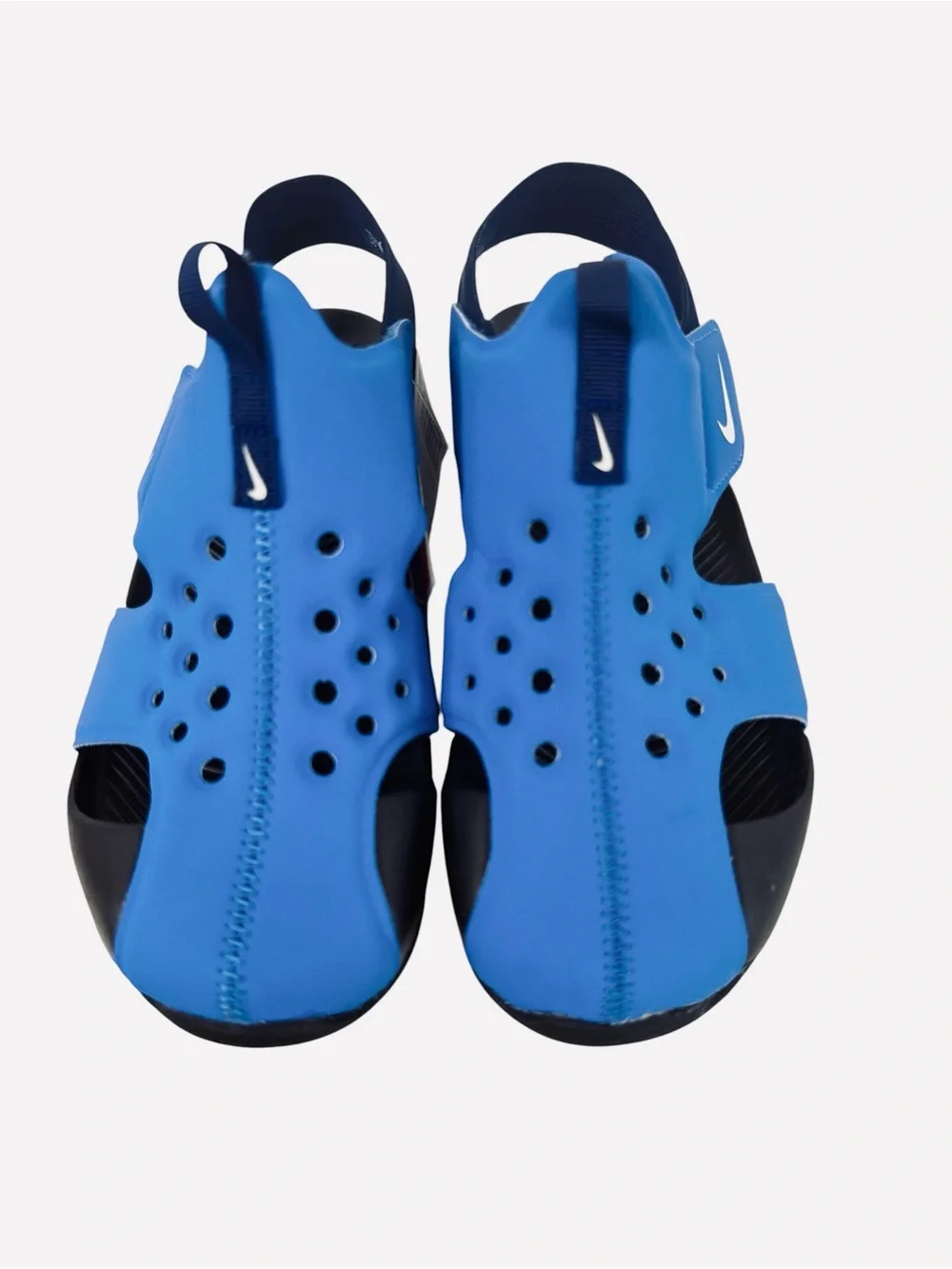 Nike Sunray Protect 2 PS 'Signal Blue' Kids Water Sandals Size 3Y NWOT